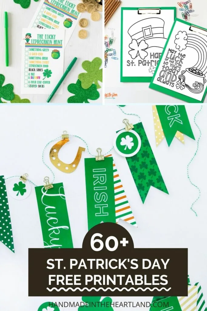 60+ St. Patrick's Day FREE Printables - Handmade in the Heartland