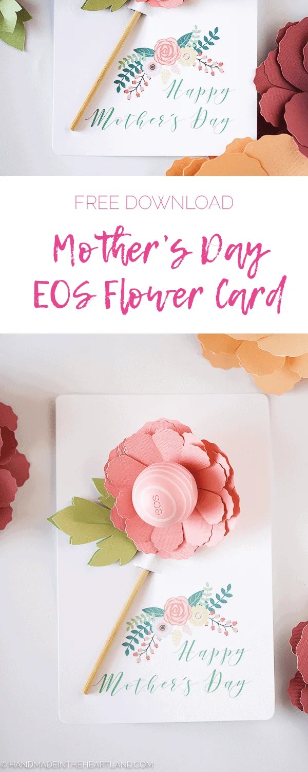 EOS Mother's Day gift paper flower cards