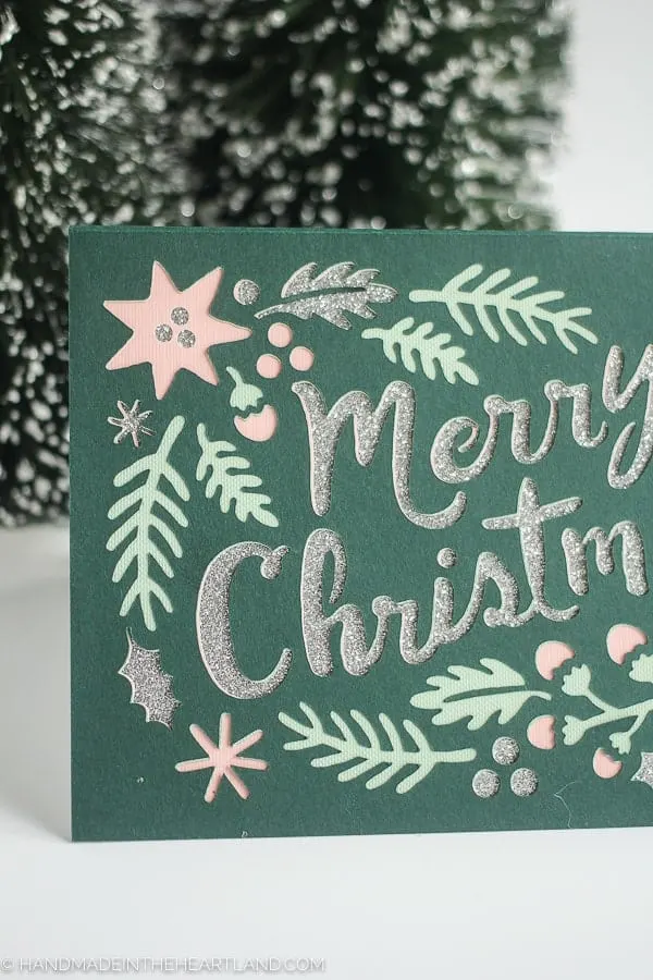 Download 4 Layer Paper Cricut Christmas Card Handmade In The Heartland