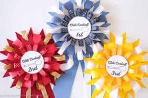 Chili Cook Off Prize Ribbons - Handmade in the Heartland