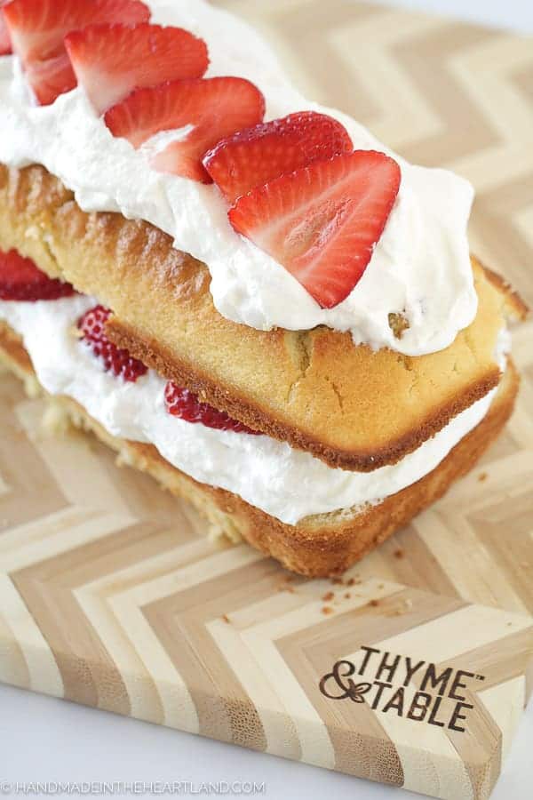 Strawberry Shortcake Cake - Handmade in the Heartland