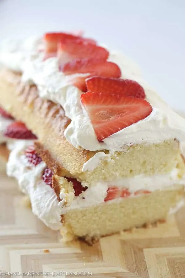 Strawberry Shortcake Cake - Handmade in the Heartland