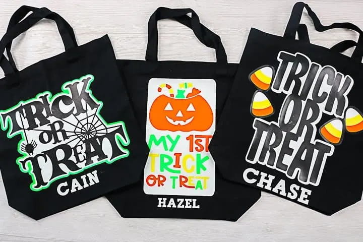  DIY Personalized Halloween Stencil Tote Bag- White