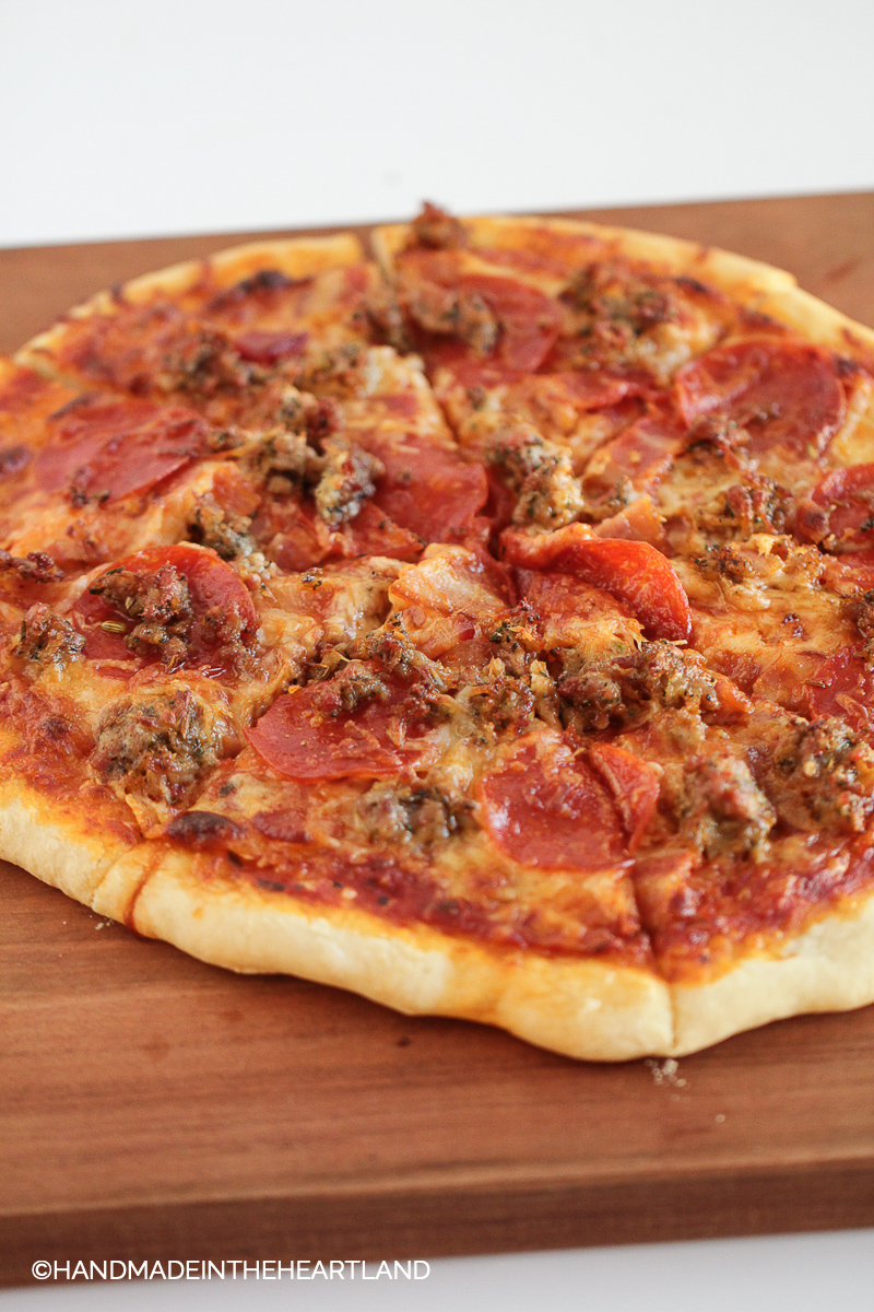 Meat Lovers' Sheet Pan Pizza Recipe